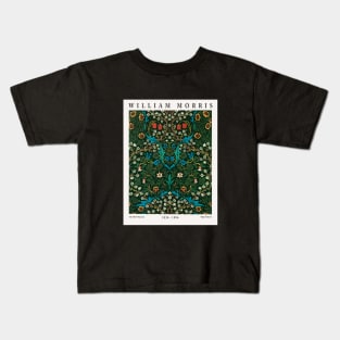 William Morris Textile Exhibition Tulip Pattern Kids T-Shirt